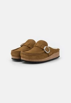 Birkenstock Buckley Shearling Narrow - Mules - Tea -La Mode Soldes b1047bffeef84990b5f4062041fa50a3