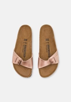 Birkenstock Madrid Narrow - Mules - Metallic Copper -La Mode Soldes b1c125b5895f46528fc1e571f81c3ad4