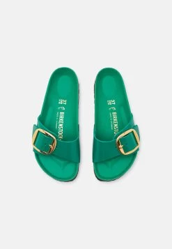 Birkenstock Madrid - Chaussons - High Shine Green -La Mode Soldes c0e37b4fdfba4b2fa080dcef89c6a1e5