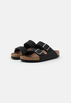 Birkenstock Arizona Bfbc Earthy Vegan Narrow - Chaussons - Black -La Mode Soldes e01db4015cba43b39466d98665b9d768