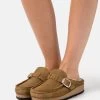 Birkenstock Buckley Shearling Narrow - Mules - Tea -La Mode Soldes e0610141cfef416b8d051831a9945281