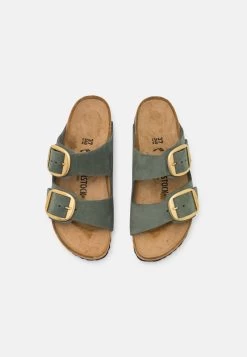 Birkenstock Arizona Big Buckle - Chaussons - Thyme -La Mode Soldes e46f23fa902941ef993a477de7c9198e