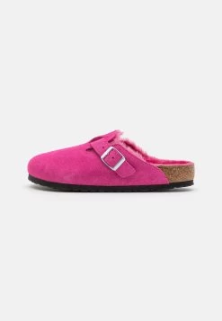 Birkenstock Boston Regular - Chaussons - Fuchsia Tulip