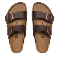 Mules / Sandales De Bain Birkenstock Arizona 0051701 Dark Brown -La Mode Soldes mules sandales de bain birkenstock arizona 0051701 dark brown 5