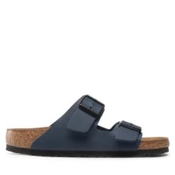 Nouvelles Arrivées -La Mode Soldes mules sandales de bain birkenstock arizona 0051751 blue 1