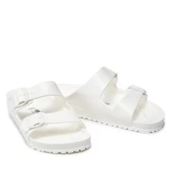 Mules / Sandales De Bain Birkenstock Arizona 0129441 White -La Mode Soldes mules sandales de bain birkenstock arizona 0129441 white 4