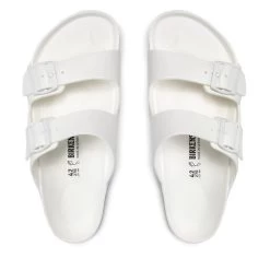 Mules / Sandales De Bain Birkenstock Arizona 0129441 White -La Mode Soldes mules sandales de bain birkenstock arizona 0129441 white 5