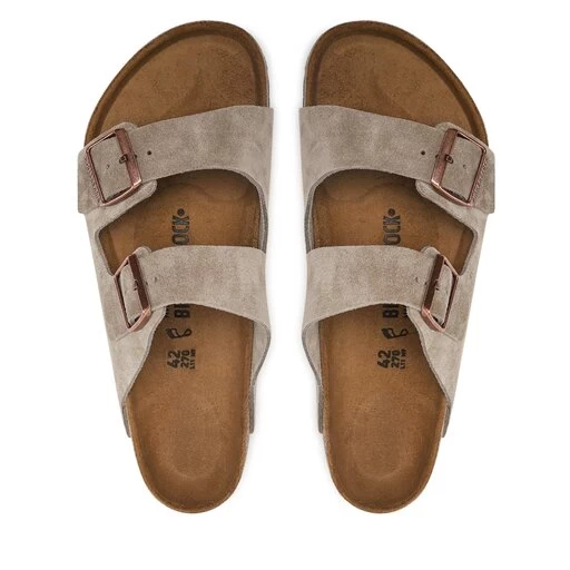 Mules / Sandales De Bain Birkenstock Arizona Bs 0051461 Taupe 7 Mules / Sandales De Bain Birkenstock Arizona Bs 0051461 Taupe – Image 5