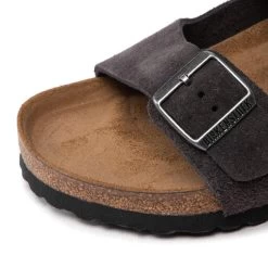 Mules / Sandales De Bain Birkenstock Arizona Bs 0552321 Velvet Grey -La Mode Soldes mules sandales de bain birkenstock arizona bs 0552321 velvet grey 5
