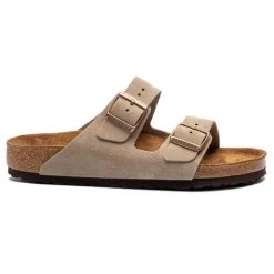 Mules / Sandales De Bain Birkenstock Arizona Bs 0951301 Taupe -La Mode Soldes mules sandales de bain birkenstock arizona bs 0951301 taupe 2