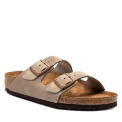 Mules / Sandales De Bain Birkenstock Arizona Bs 0951301 Taupe