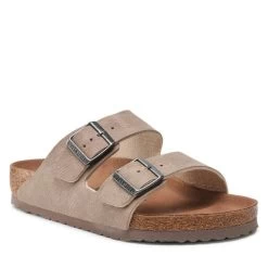 Mules / Sandales De Bain Birkenstock Arizona Bs 1023036 Gray Taupe