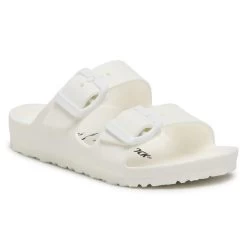 Mules / Sandales De Bain Birkenstock Arizona Eva 1018941 White