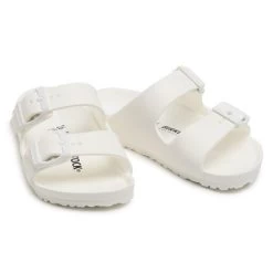 Mules / Sandales De Bain Birkenstock Arizona Eva 1018941 White -La Mode Soldes mules sandales de bain birkenstock arizona eva 1018941 white 4