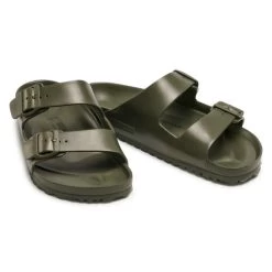 Mules / Sandales De Bain Birkenstock Arizona Eva 1019094 Khaki -La Mode Soldes mules sandales de bain birkenstock arizona eva 1019094 khaki 4