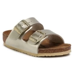 Mules / Sandales De Bain Birkenstock Arizona Kids 1014841 Electric Metallic Kids