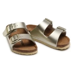 Mules / Sandales De Bain Birkenstock Arizona Kids 1014841 Electric Metallic Kids -La Mode Soldes mules sandales de bain birkenstock arizona kids 1014841 electric metallic kids 4