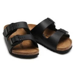 Mules / Sandales De Bain Birkenstock Arizona Kids 555123 Black -La Mode Soldes mules sandales de bain birkenstock arizona kids 555123 black 4