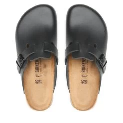 Mules / Sandales De Bain Birkenstock Boston Bs 60194 Black -La Mode Soldes mules sandales de bain birkenstock boston bs 60194 black 5