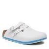 Mules / Sandales De Bain Birkenstock Kay Prof 582624 White -La Mode Soldes mules sandales de bain birkenstock kay prof 582624 white