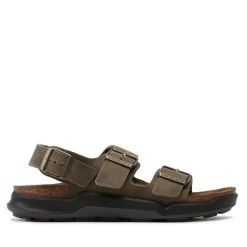 La Mode Soldes -La Mode Soldes sandales birkenstock milano 1018427 faded khaki 1
