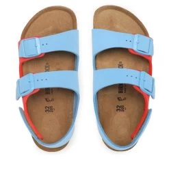 Sandales Birkenstock Milano 1024366 Sky Blue/Active Red -La Mode Soldes sandales birkenstock milano 1024366 sky blue active red 4
