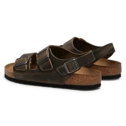 Sandales Birkenstock Milano Bs 1019336 Faded Khaki -La Mode Soldes sandales birkenstock milano bs 1019336 faded khaki 2