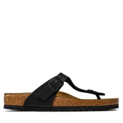 Nouvelles Arrivées -La Mode Soldes tongs birkenstock gizeh 043691 schwarz 1